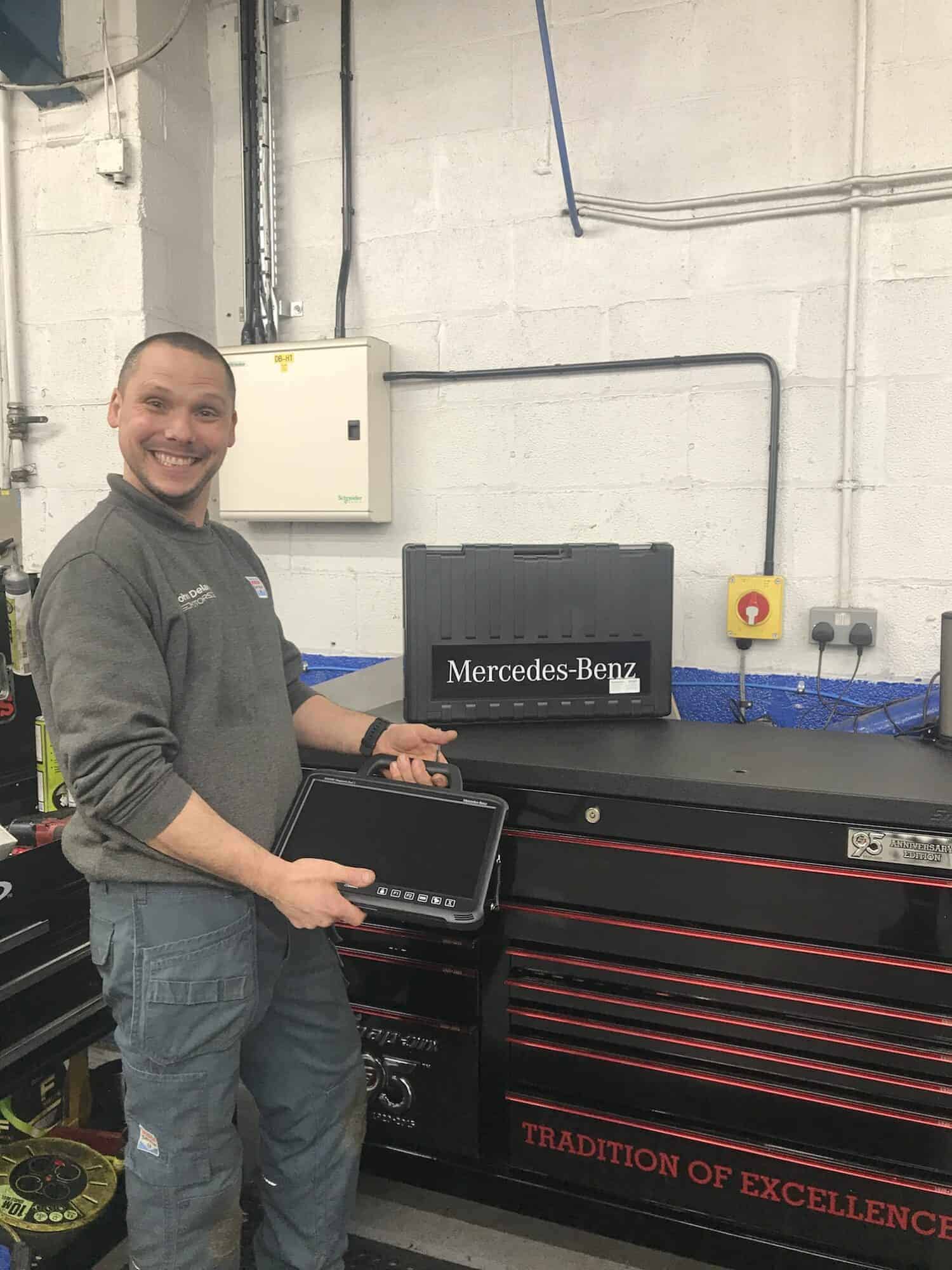 Our new Mercedes Star Diagnostic Testing Equipment has landed