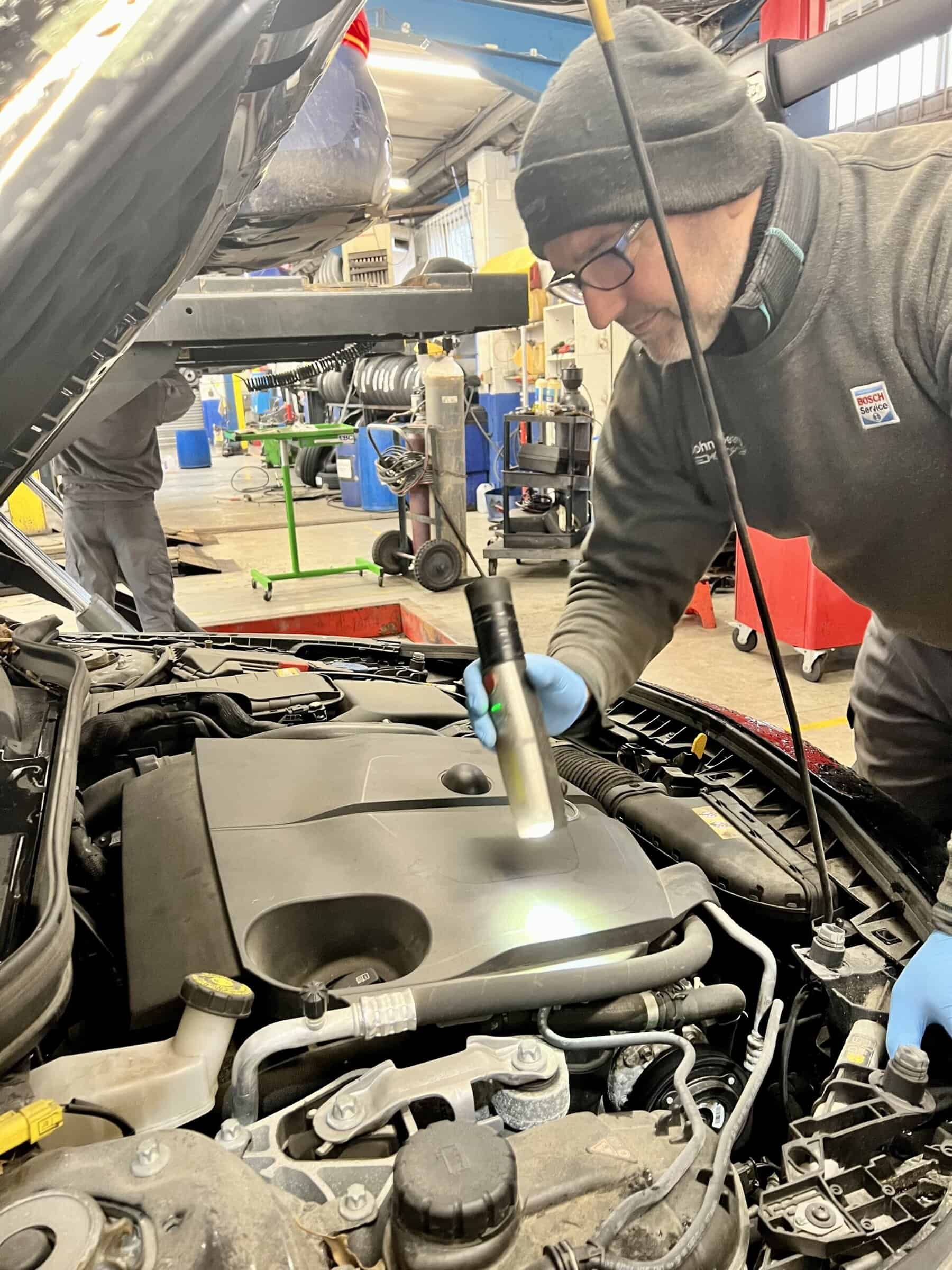 MOT Test being Carried out